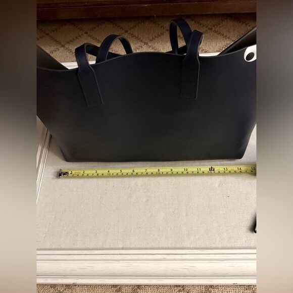 Anya Hindmarch Ebury Eyes Tote Bag in Navy Leather NWT - Picture 6 of 13